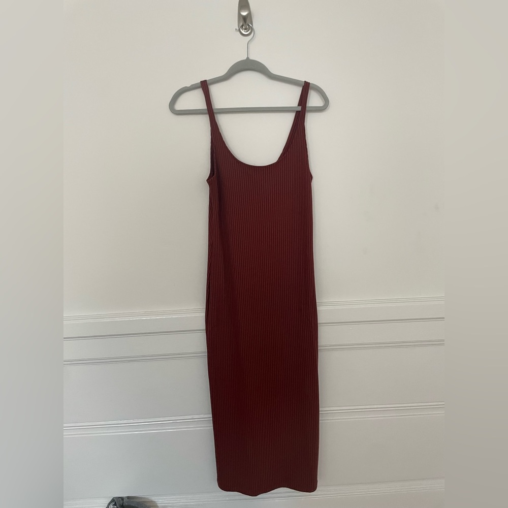 Urban Outfitters Rust Midi Dress